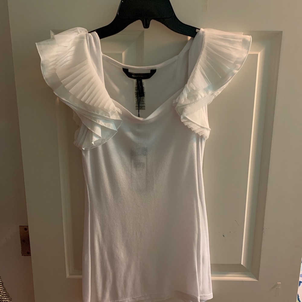 Beautiful BCBG shirt with decorative sleeves